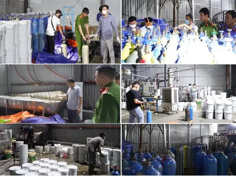 Bên trong 3 xưởng sản xuất khí cười quy mô lớn vừa bị triệt phá có gì?