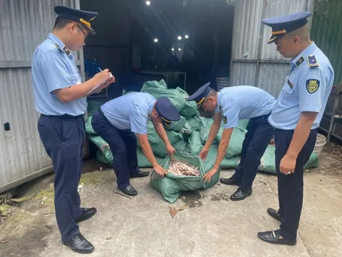 Bí mật bên trong kho lạnh: Gần 8 tấn chân gà không rõ nguồn gốc chuẩn bị ra thị trường