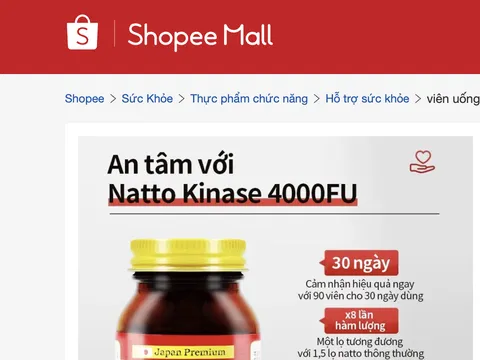 Shopee, Lazada "nhận lệnh" ngừng kinh doanh hàng loạt thực phẩm chức năng dưới đây từ 30/5