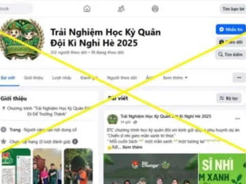 Công an lên tiếng cảnh báo lừa đảo khóa học kỹ năng học kỳ công an, trại hè quân đội