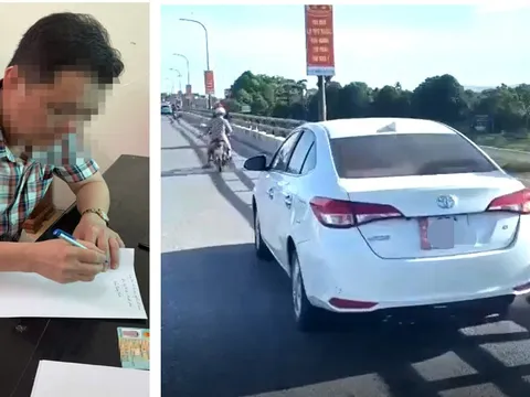 Đã rõ danh tính người đàn ông thản nhiên đỗ xe trên cầu, vứt đồ xuống sông ở Thanh Hóa, bị phạt 13,5 triệu đồng