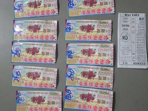 Hai người ở Bạc Liêu trúng 20 tỷ đồng tiền vé số