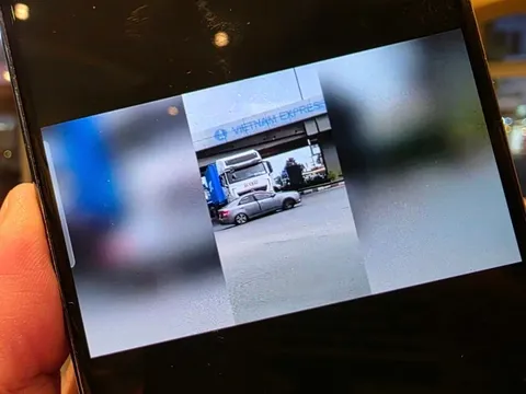 Container đẩy ô tô trượt gần 100m trên quốc lộ 51: Tiếng la hét thất thanh mới "phanh" được tài xế