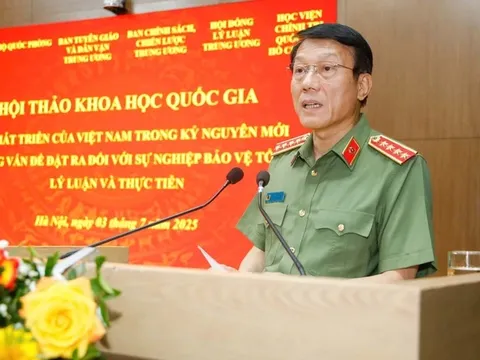 Bộ trưởng Bộ Công an nói về vai trò, sứ mệnh Công an nhân dân trong kỷ nguyên mới