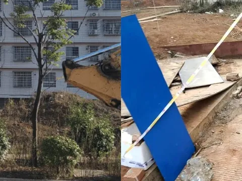 Xót xa bé trai rơi xuống hố ga tử vong, người cha lao xuống cứu con trong vô vọng