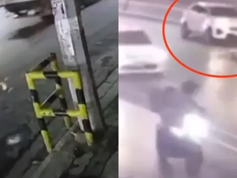 Người phụ nữ không mặc quần áo đi lang thang trên phố gặp tai nạn thương tâm