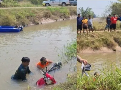 Thái Lan: Phát hiện thi thể thanh niên 19 tuổi dưới kênh sau 2 ngày không liên lạc được, hiện trường xót xa
