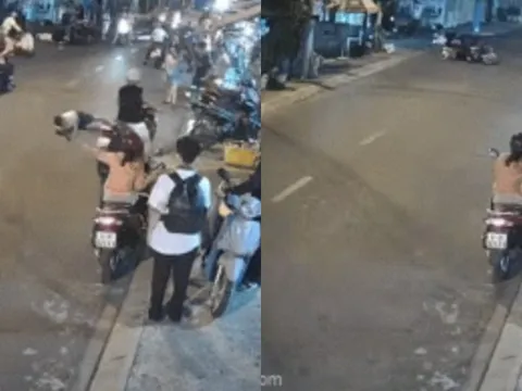 Clip: Phẫn nộ, người phụ nữ đi SH Mode bỏ chạy sau va chạm ở TP.HCM, kéo lê cả ân nhân vừa giúp mình