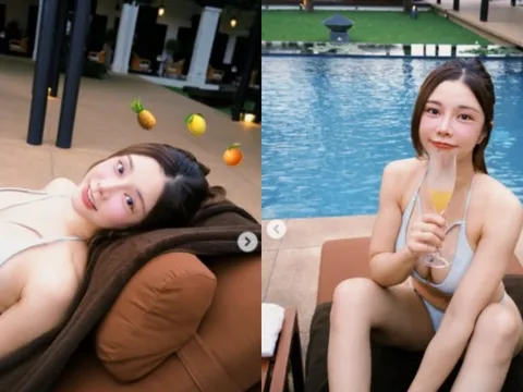 Nữ MC gây sốt nửa đêm: Diện bikini không che nổi vòng một gợi cảm, đường cong quyến rũ khiến MXH chao đảo