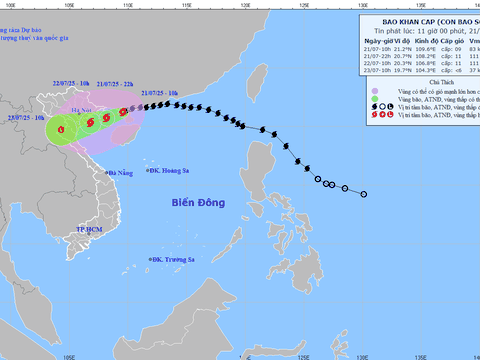 Tin bão khẩn cấp: Bão số 3 Wipha đổ bộ trong 48 giờ tới vào tỉnh, thành nào?
