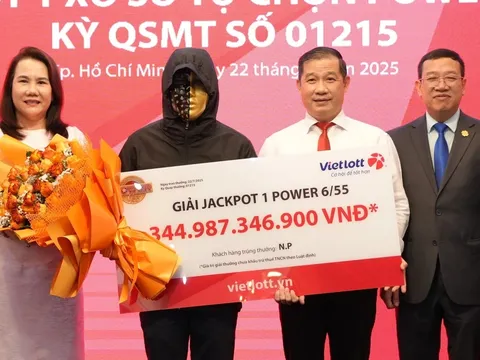 Ai trúng giải trị giá lớn nhất từ trước đến nay với xấp xỉ 345 tỷ đồng?