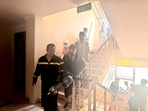 Cháy căn hộ trong khu đô thị Ciputra, hậu quả thế nào?