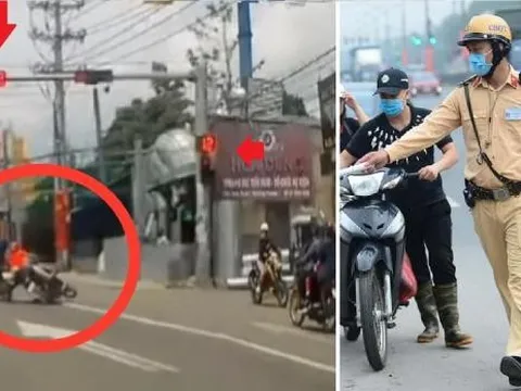 Xe máy dừng đèn đỏ vẫn có thể bị phạt đến 14 triệu đồng nếu vi phạm lỗi này, không phải ai cũng biết rõ