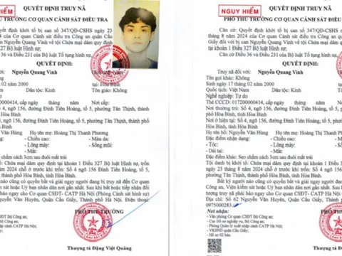 Bắt Nguyễn Quang Vinh sau gần 4 tháng kể từ thời điểm bị truy nã nguy hiểm vì chứa mại dâm