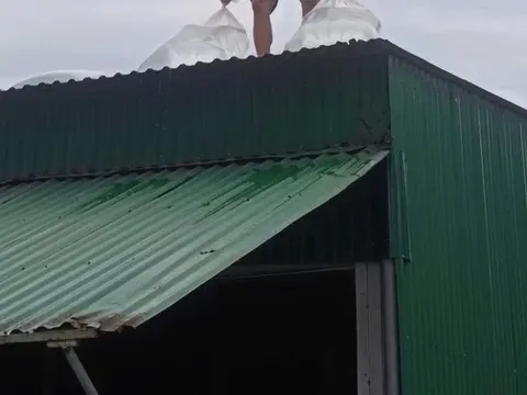 Đau lòng: Chằng mái nhà chống bão, chồng bị điện giật tử vong, vợ con ứng cứu cũng nguy kịch