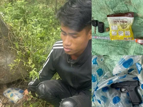 Tạm giữ thanh niên mang súng "đi dạo" trên quốc lộ rồi bắn người tử vong