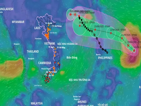 Dự báo thời tiết 20/9, tin mới nhất về bão Ragasa: Gió giật cấp 17, hướng đi đáng lo ngại như thế này