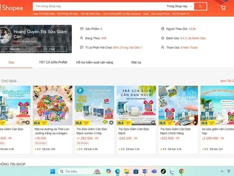 Trà sữa giảm cân “Viet Milk Tea Denmark” chứa Sibutramine - hoạt chất đã bị Bộ Y tế cấm sử dụng, có bán trên Shopee