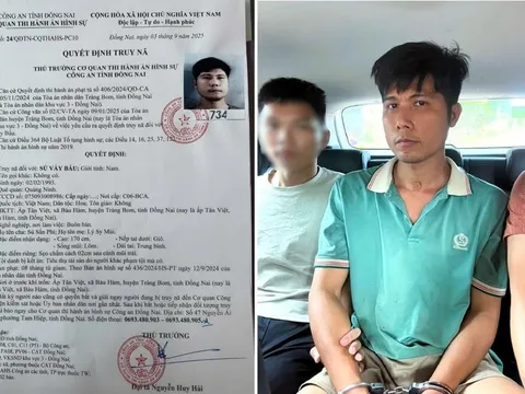 Bắt giữ đối tượng truy nã Sú Vẩy Bẩu