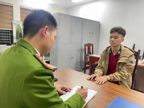 Bắt tạm giam Mai Quang Anh, 18 tuổi, ở xã Tân Tiến, tỉnh Thanh Hóa