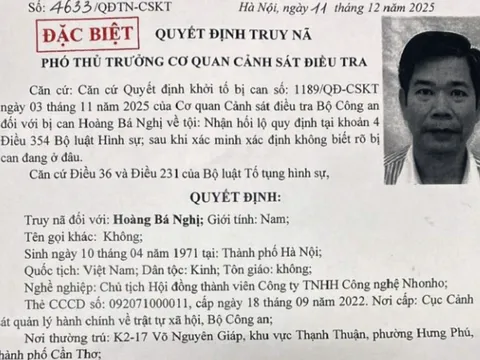 Truy nã đặc biệt Chủ tịch Hội đồng thành viên Công ty TNHH Công nghệ NhoNho