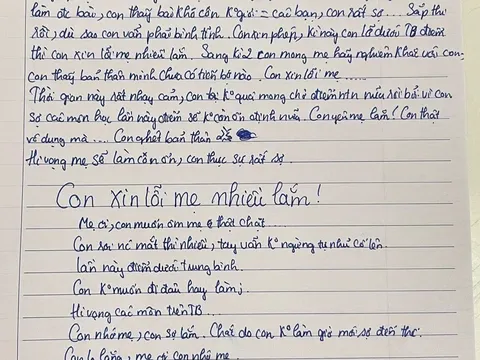 "Mẹ ơi con rất sợ… Con không ăn nổi cơm", lời tâm sự xót xa trong bức thư của nữ sinh gửi mẹ khiến nhiều người nhói lòng