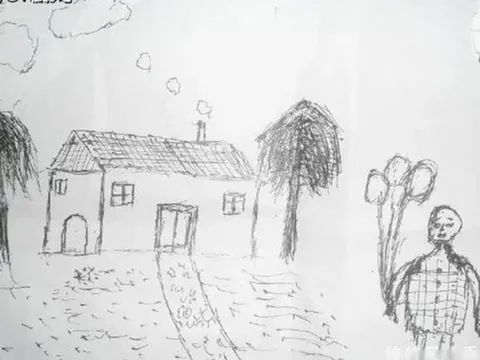 Cô giáo gọi cho phụ huynh ngay lập tức khi nhận được bức tranh này từ học sinh, sự thật bàng hoàng