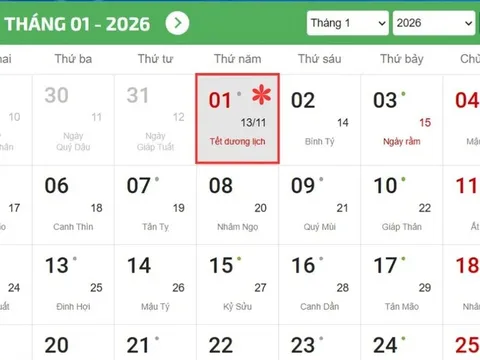 Chính thức: Bộ Nội vụ đề xuất Tết dương lịch 2026 được nghỉ 4 ngày, vì sao?