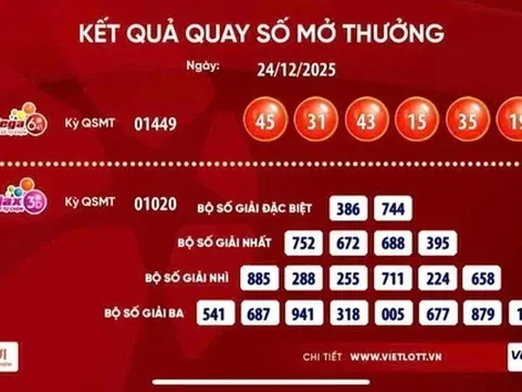 Đêm Giáng sinh, người trúng số 47.000 tỉ đồng, người "ẵm" ngay giải Vietlott 21,5 tỉ đồng