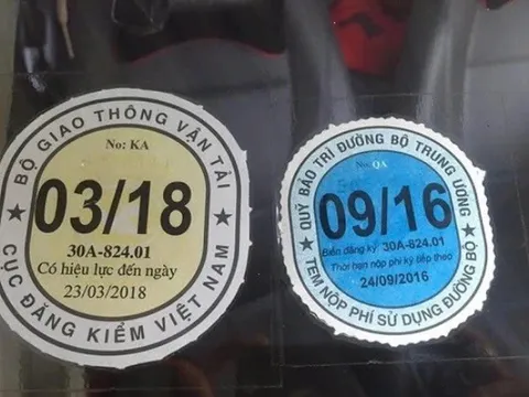 Bỏ dán tem thu phí đường bộ trên kính ô tô từ năm 2026