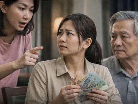 Giữ lương hưu 12 triệu/tháng cho bố chồng, tôi lúng túng khi em gái chồng đòi vay tiền