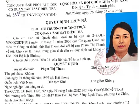 Truy nã Phạm Thị Thanh