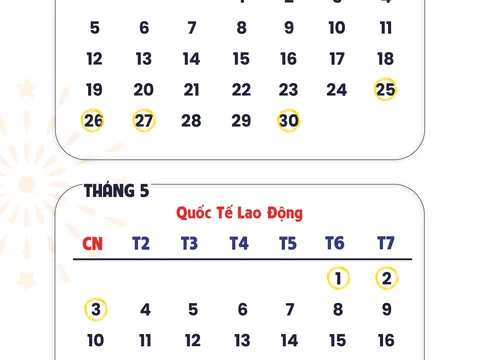 "Giỗ Tổ và 30/4-1/5 được nghỉ 9 ngày": Bộ Nội vụ thông tin chính thức