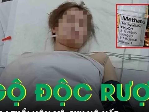 Nữ sinh 14 tuổi hôn mê sâu, co giật vì uống phải rượu độc – Cảnh báo nguy hiểm!