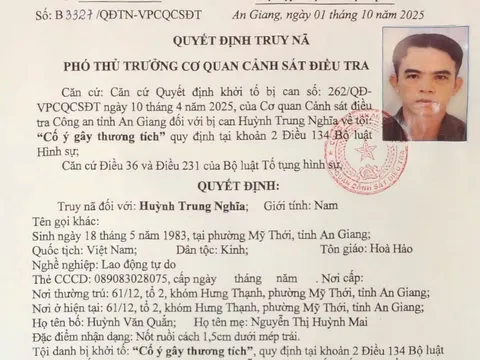 Bị nhắc nhở khi nhậu, người đàn ông đâm trọng thương chủ nhà rồi bỏ trốn – công an phát lệnh truy nã