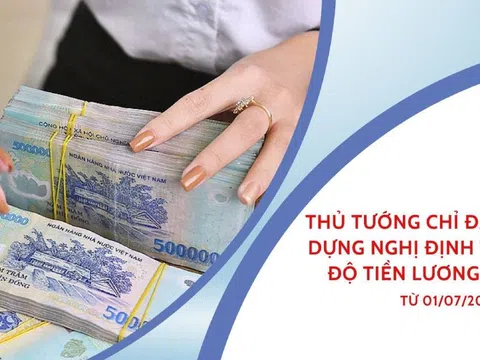 Thủ tướng chỉ đạo "nóng" về chế độ tiền lương mới từ 1/7