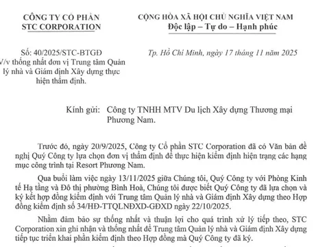 STown Gateway và Resort Phương Nam mời Trung tâm HMCIC xác định thiệt hại để bồi thường