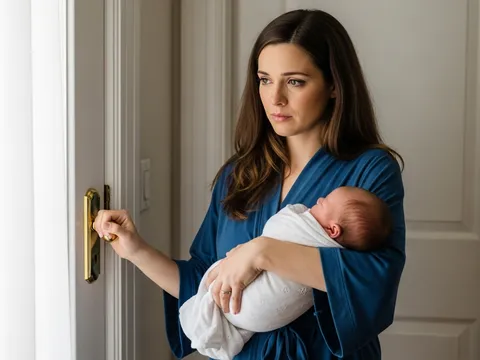 Về ngoại ở cữ 2 tháng, ngày trở lại tôi lặng người khi mở của phòng ngủ