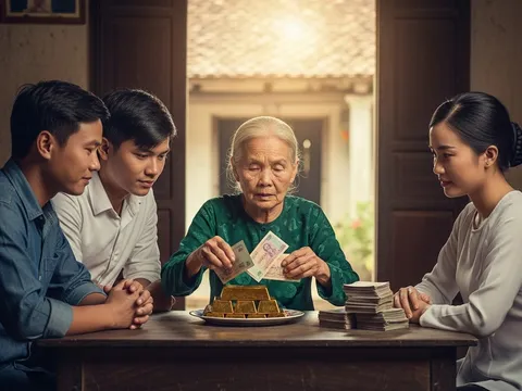 Bốn tháng trước, tôi chia tài sản cho con; bốn tháng sau, tôi cần tiền chữa bệnh, cả ba đứa đều im lặng