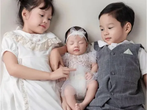 3 gia đình Việt "bố soái ca, mẹ ngọc nữ sinh con đẹp như thiên thần" được nhiều người yêu mến