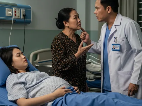 Mẹ chồng kiên quyết bắt đẻ thường, tôi nằm khóc trên bàn sinh