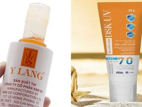 Lô sữa chống nắng DSK UV bị thu hồi do vi phạm tiêu chuẩn chất lượng