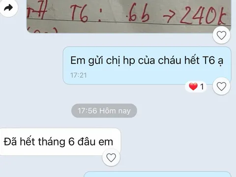 Cô giáo nhắc học phí, phụ huynh nhắn nhầm "Sony em" gây bão mạng