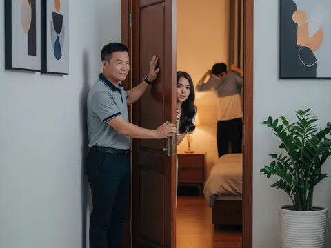 Bố đến thăm bất ngờ, tôi hoảng loạn vì đang sống thử với bạn trai