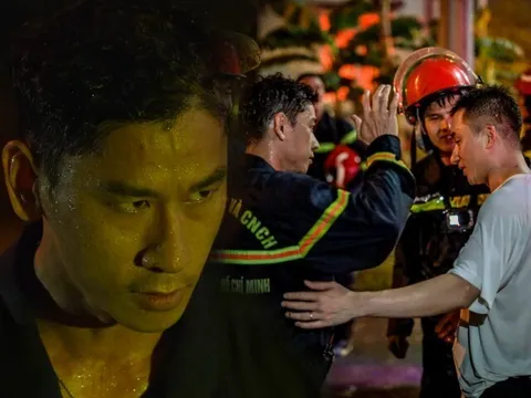 Trung tá Công an làm bùng nổ MXH với 10 giây lạnh lùng trong "Chiến sĩ quả cảm", được dàn nghệ sĩ nhận làm "ba nuôi"