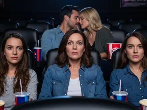 Đi xem phim cùng hội chị em, tôi chết lặng khi phát hiện chồng ôm ấp đồng nghiệp ngay hàng ghế sau