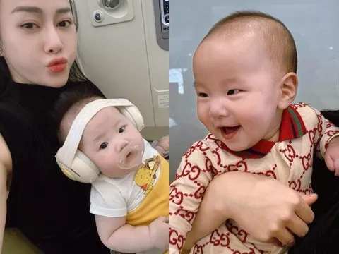 Mẹ bỉm Vbiz địu theo con "chạy show": Phương Oanh cùng cặp song sinh bay hạng thương gia, Võ Hoàng Yến sắp có "truyền nhân"