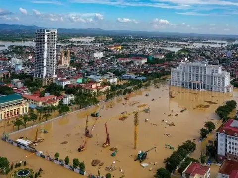 Khẩn: Lũ đặc biệt lớn trên sông Cầu, sông Thương có khả năng đạt đỉnh vào chiều nay, cảnh báo rủi ro cấp 3