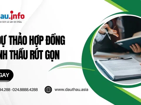 Mẫu dự thảo hợp đồng chỉ định thầu rút gọn bao gồm những gì?