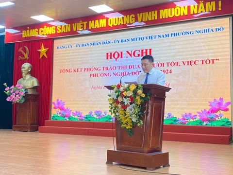 Nghĩa Đô (Cầu Giấy): 34 tập thể, cá nhân đạt danh hiệu “Người tốt – Việc tốt”